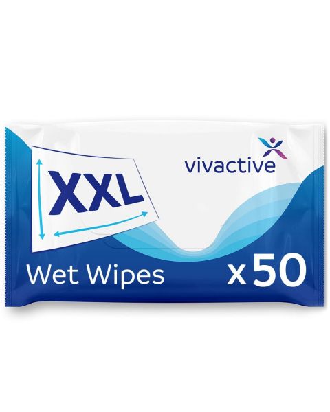 Vivactive XXL Wet Wipes 50 Pack