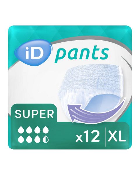 iD Pants Super XL (1950ml) 12 Pack