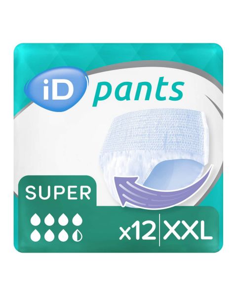 iD Pants Bariatric Super XXL (1655ml) 12 Pack