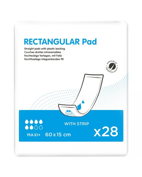 Rectangular Insert Pad PE Backed with Strip Maxi Plus (1070ml) 28 Pack