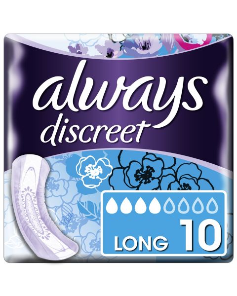Always Discreet Pads Long 10 Pack