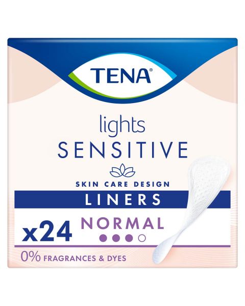 TENA Lights Sensitive Liners Normal (90ml) 24 Pack