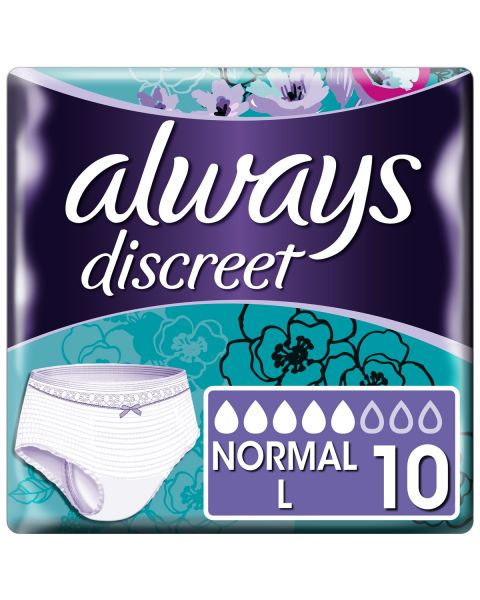 Always Discreet Pants Normal Large 10 Pack