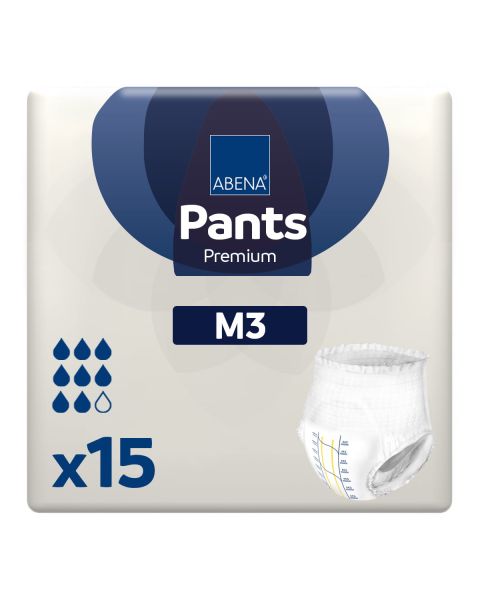 Abena Pants Premium M3 Medium (2400ml) 15 Pack