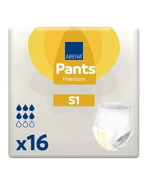 Abena Pants Premium S1 Small (1400ml) 16 Pack