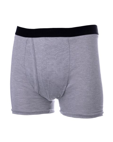 Men&#039;s Washable Incontinence Boxer Grey (250ml) Small