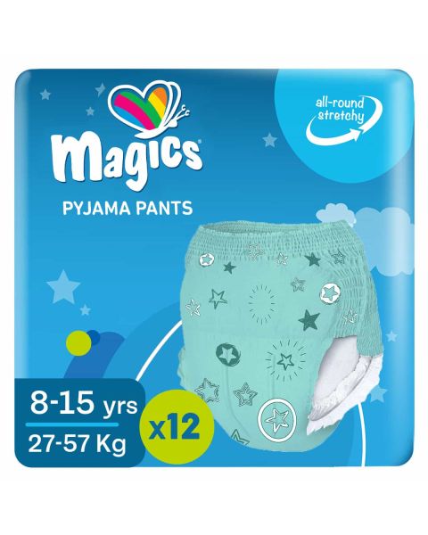 Magics Youth Pyjama Pants 8-15yrs (27-57kg) 12 Pack