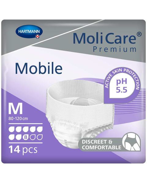 MoliCare Premium Mobile Pants Super Plus Medium (2015ml) 14 Pack