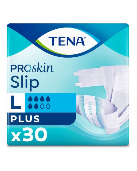 TENA Slip Plus Large (2350ml) 30 Pack