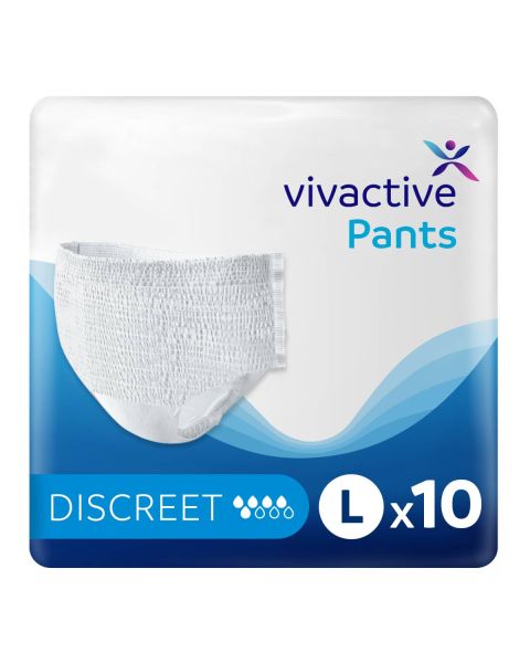Vivactive Pants Discreet Large (900ml) 10 Pack