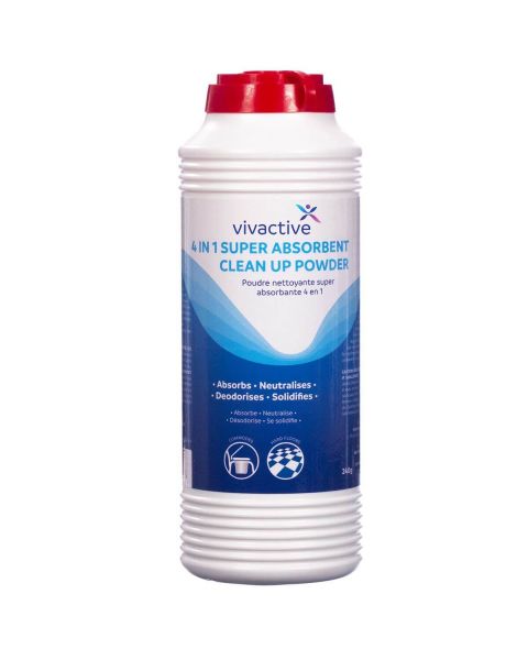 Vivactive 4-in-1 Super Absorbent Clean-Up Powder 240g
