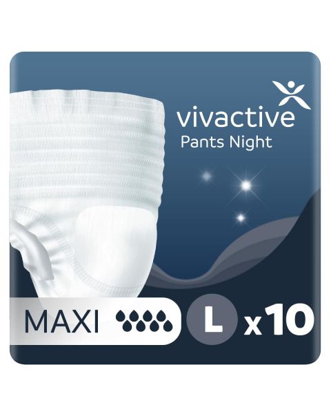 Vivactive Pants Night Maxi Large (2300ml) 10 Pack