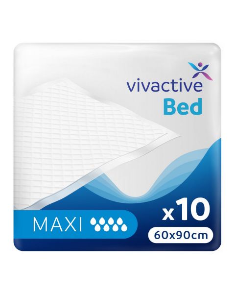 Vivactive Bed Pads Maxi 60x90cm (2600ml) 10 Pack